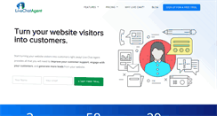 Desktop Screenshot of livechatagent.com