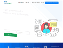 Tablet Screenshot of livechatagent.com